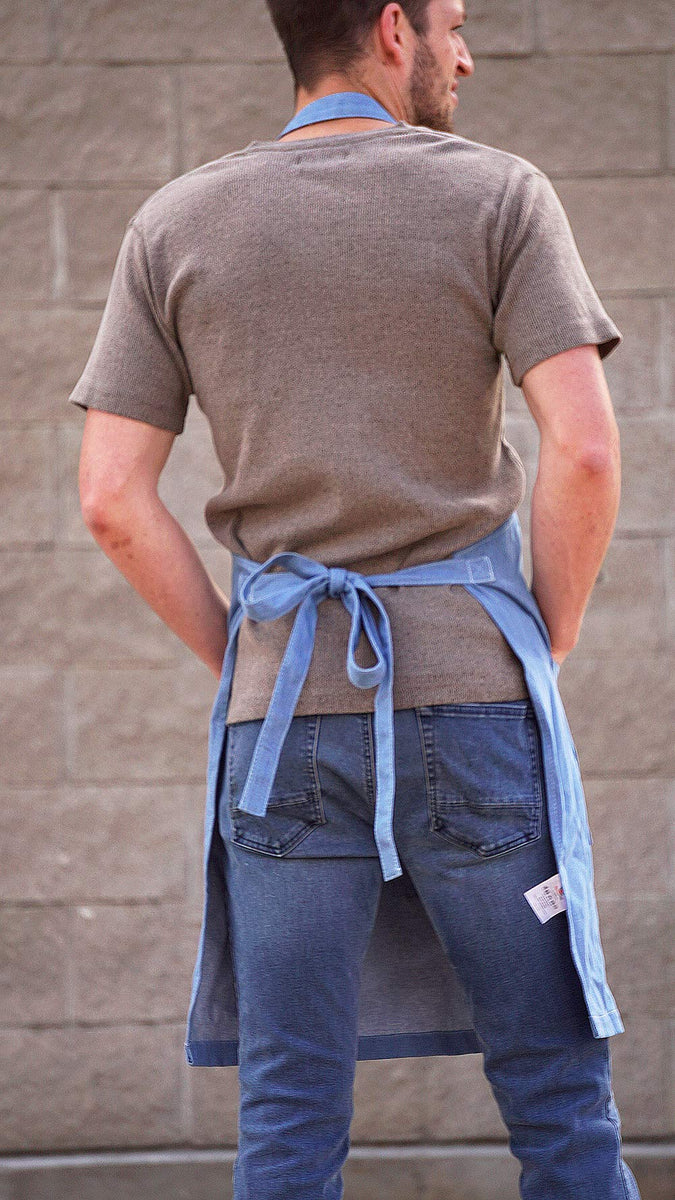 Denim Apron - Premium 10oz Cotton Denim Canvas | ApronMen.com