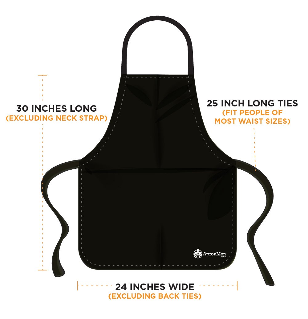 Funny Christmas Apron For Women & Men - Waterproof Canvas Bib Apron With Pockets For Cooking, Baking & Kitchen Decor (Red)