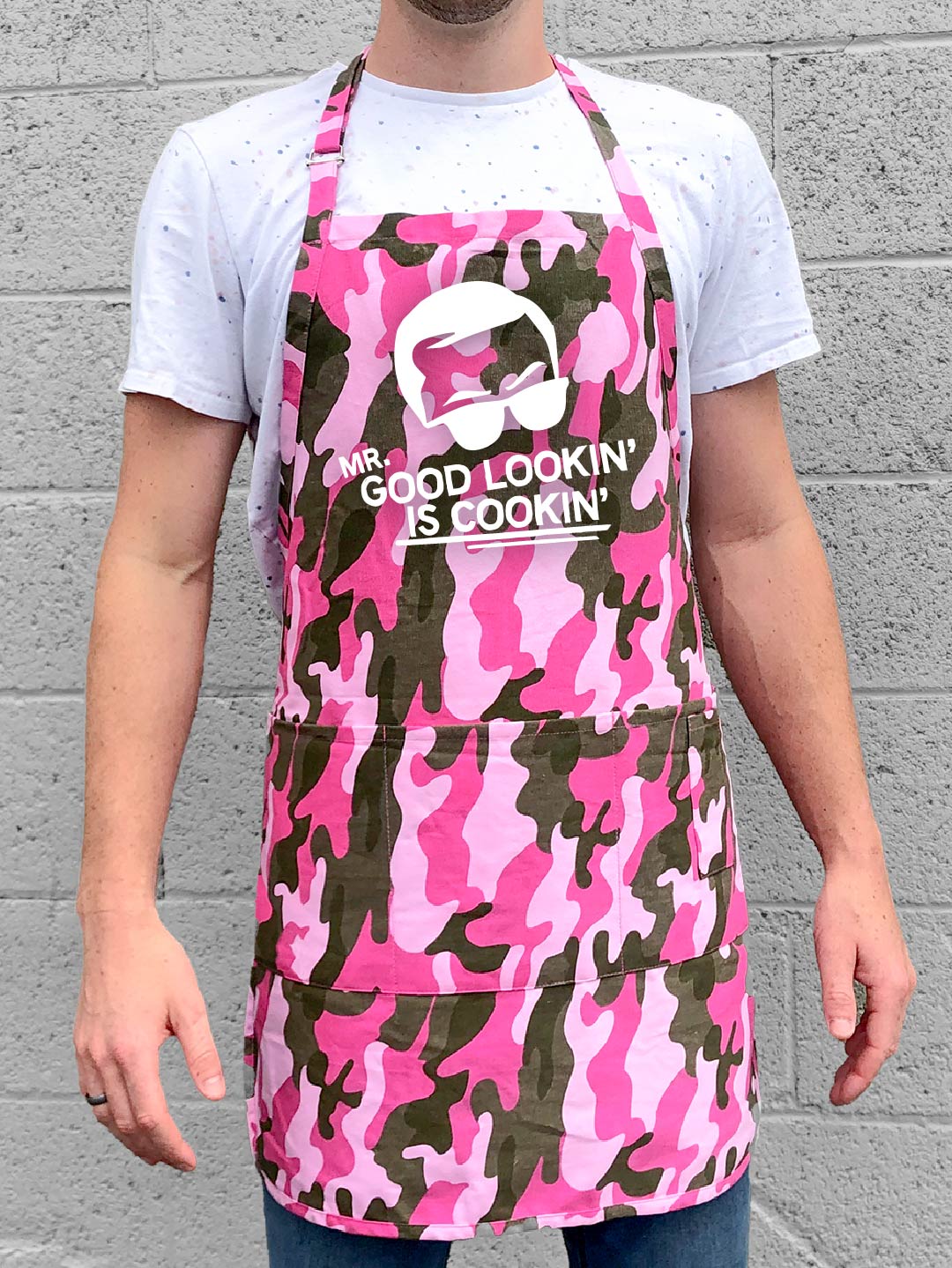 Apron for Men - Mr. Good Looking is Cooking - Personalized Men Birthday  Gifts Apron with Pockets