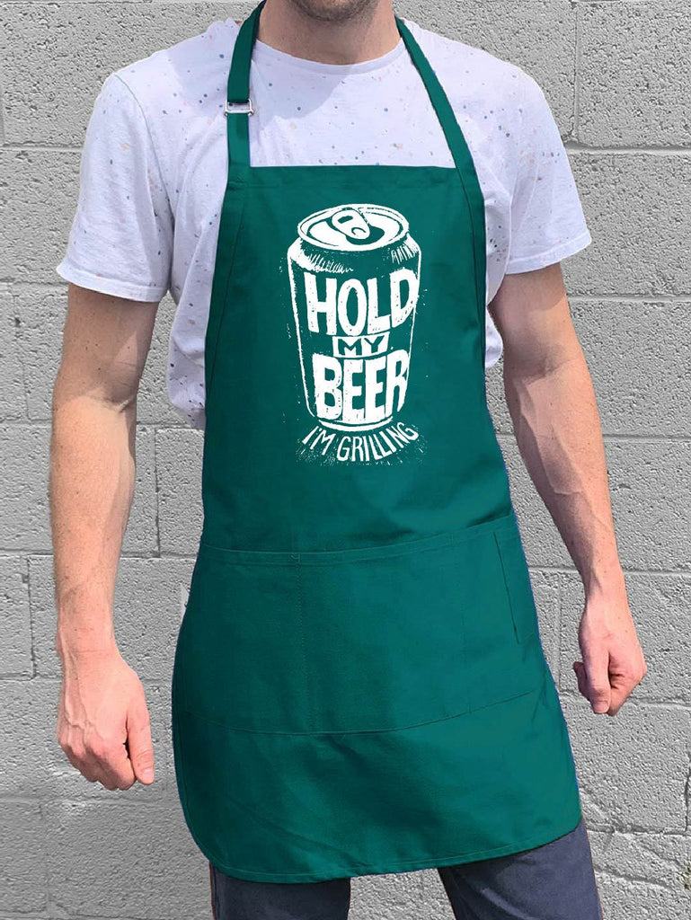 Hold My Beer Apron - Teal
