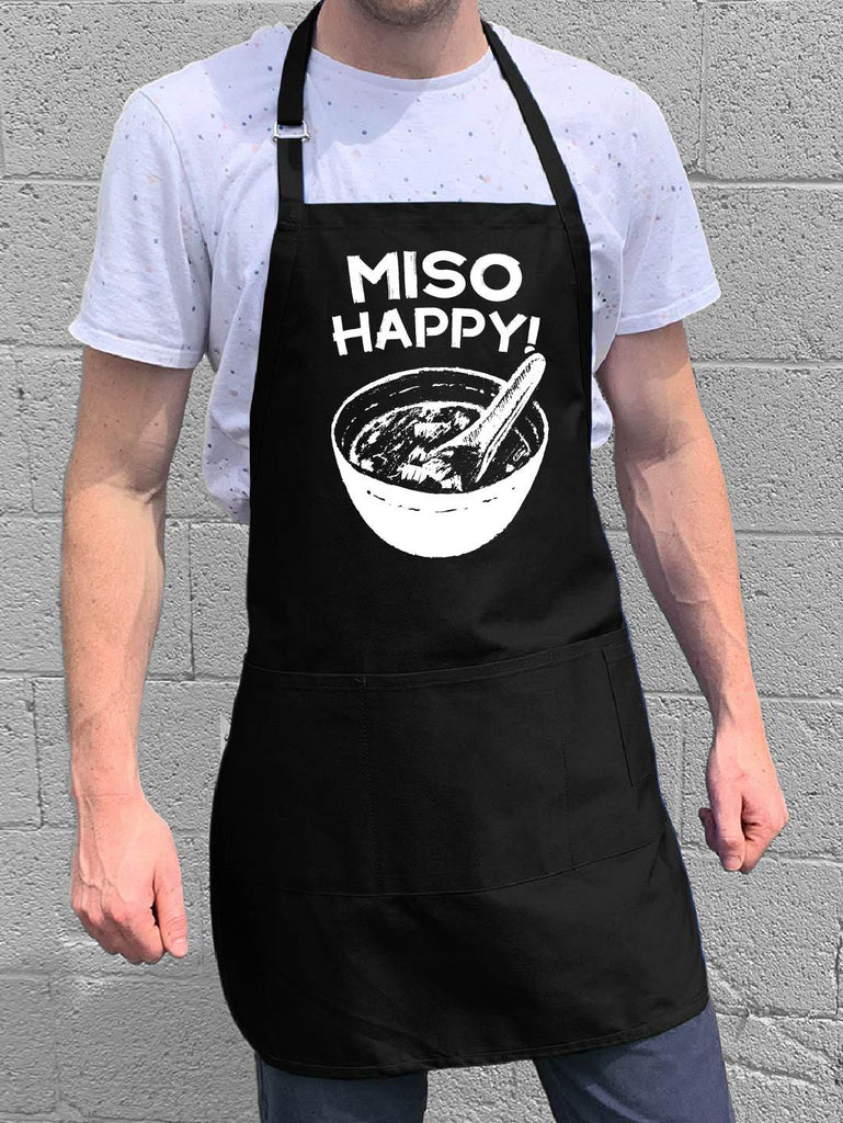 Miso Happy Apron - Black