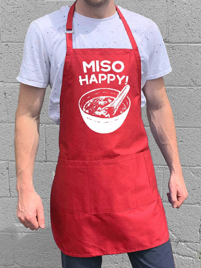 Miso Happy Apron - Red