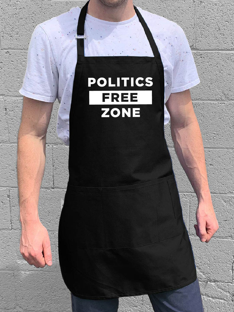 Politics Free Zone Apron