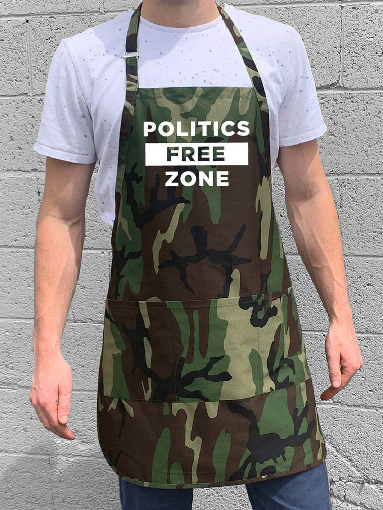 Politics Free Zone Apron