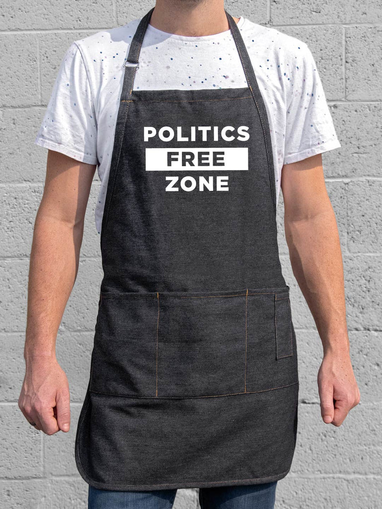 Politics Free Zone Apron