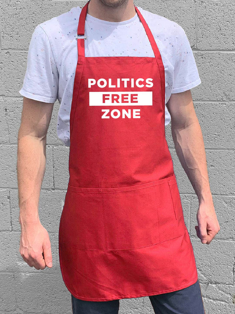 Politics Free Zone Apron